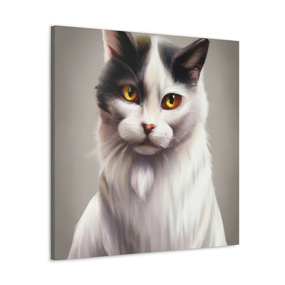 Mestepotamos - Cat inspired Canvas Painting